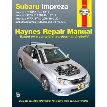 Subaru Impreza WRX (2002-2014) Repair Manual Haynes Reparaturanleitung