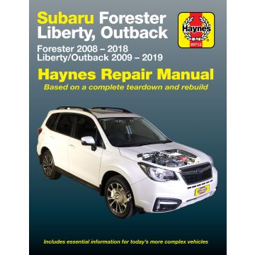Subaru Forester SJ S4 (2008-2019) Repair Manual Haynes Reparaturanleitung