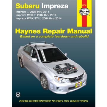 Subaru Impreza (2002-2014) Repair Manual Haynes Reparaturanleitung