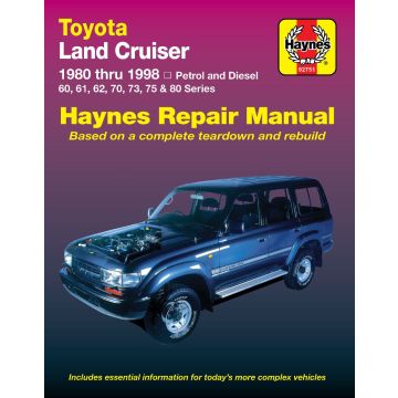 Toyota Land Cruiser (1980-1998) Repair Manual Haynes Reparaturanleitung 