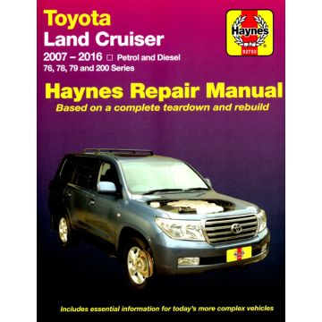 Toyota Land Cruiser (2007-2016) Repair Manual Haynes Reparaturanleitung