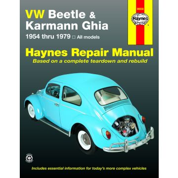VW Karmann Ghia (1955-1974) Repair Manual Haynes Reparaturanleitung
