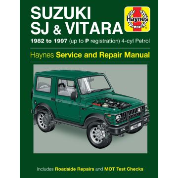 Suzuki Vitara (1982-1997) Repair Manual Haynes Reparaturanleitung 