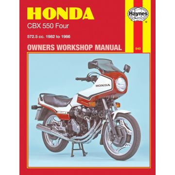 Honda CBX 550 Four (1982-1986) Repair Manual Haynes Reparaturanleitung