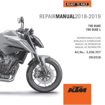 KTM 790 Duke / 790 Duke L (2018-2019) Werkstatthandbuch DVD