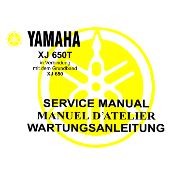 Yamaha XJ 650 - Werkstatthandbuch & Ergänzung Turbo-Version