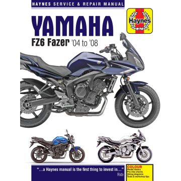 Yamaha FZ6 Fazer (2004-2008) Repair Manual Haynes Reparaturanleitung