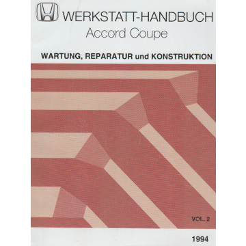 Honda Accord (1994) Werkstatthandbuch