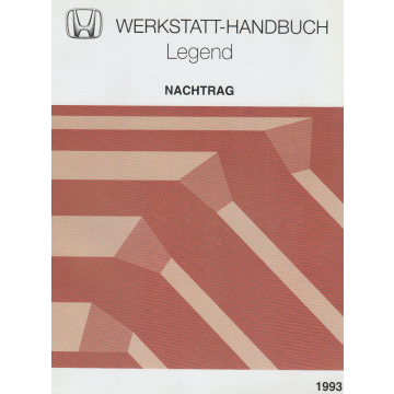 Honda Legend (1993) Werkstatthandbuch Nachtrag