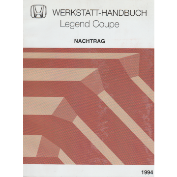 Honda Legend Coupe (1994) Werkstatthandbuch Nachtrag