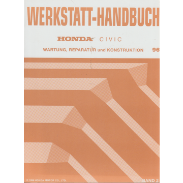 Honda Civic (1996) Werkstatthandbuch Band 2