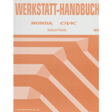 Honda Civic (1999) Werkstatthandbuch Nachtrag