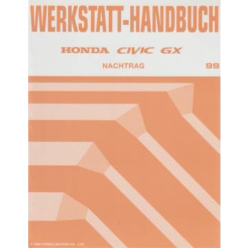 Honda Civic GX (1999) Werkstatthandbuch Nachtrag