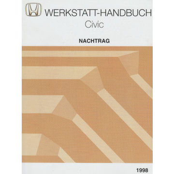Honda Civic (1998) Werkstatthandbuch Nachtrag