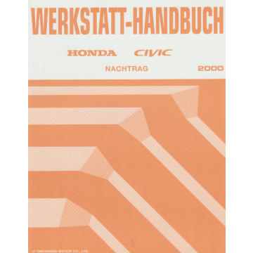 Honda Civic (2000) Werkstatthandbuch Nachtrag