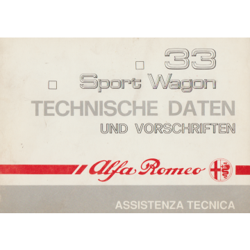 Alfa Romeo 33 Sport Wagon Technische Daten