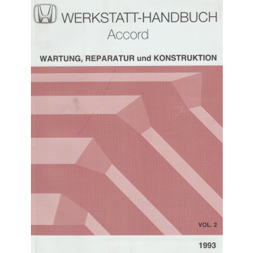 Honda Accord (1993) Werkstatthandbuch
