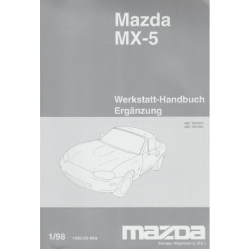 Mazda MX-5 (1998-2005) Werkstatthandbuch Ergänzung