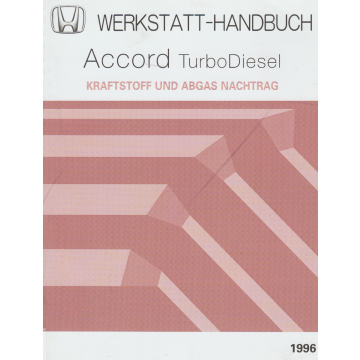 Honda Accord Turbo Diesel (1996) Werkstatthandbuch