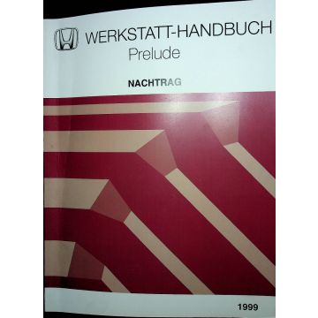 Honda Prelude (1999) Werkstatthandbuch Nachtrag