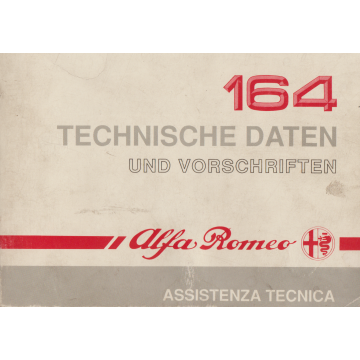 Alfa Romeo 164 Technische Daten und Vorschriften