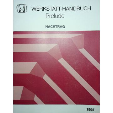 Honda Prelude (1995) Werkstatthandbuch Nachtrag