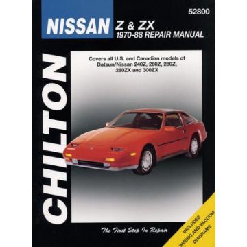Nissan Z and ZX (70-88) Repair Manual Chilton Reparaturanleitung