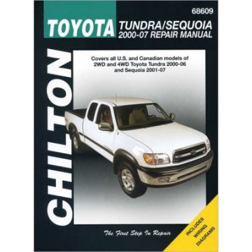 Toyota Tundra and Sequoia (00-02) Repair Manual Chilton Reparaturanleitungen