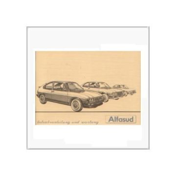 Alfasud (82-83) - Betriebsanleitung