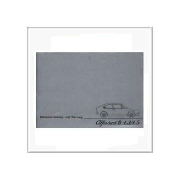 Alfasud TI 1,3  / 1,5  Liter (78>) - Betriebsanleitung