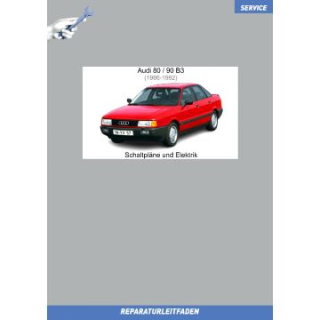 Audi 80 / 90 B3 (1986-1989) Schaltpläne und Elektrik