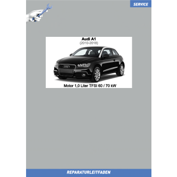 Audi A1 (2010-2018) Reparaturleitfaden Motor 1,0 Liter TFSI 60 / 70 kW