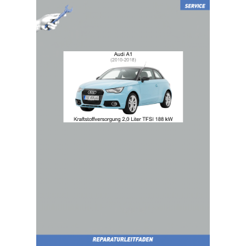 Audi A1 (2010-2018) Reparaturleitfaden Kraftstoffversorgung 2,0 Liter TFSI 188 kW
