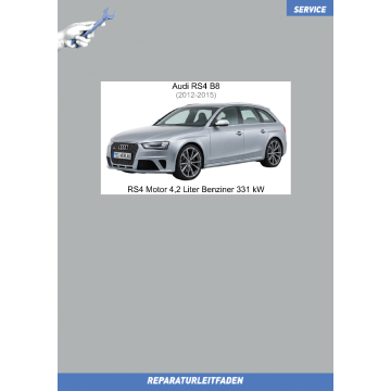 Audi RS4 (2012-2015) Reparaturleitfaden Motor 4,2 Liter Benziner 331 kW