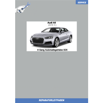 Audi A5 (2016 ➤) Reparaturleitfaden 8 Gang Automatikgetriebe 0D5