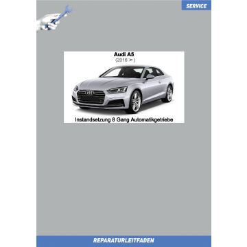 Audi A5 (2016 ➤) Reparaturleitfaden Instandsetzung 8 Gang Automatikgetriebe