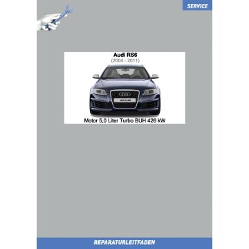 Audi A6 (2004-2011) Reparaturleitfaden Motor 5,2 Liter V10 Benziner BXA 320 kW