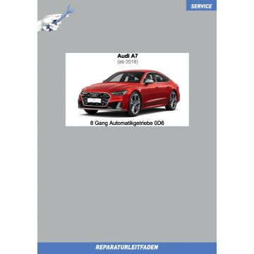 Audi A7 (ab 2018) Reparaturleitfaden 8 Gang Automatikgetriebe 0D6