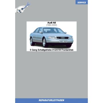 Audi A8 (1994-2002) Reparaturleitfaden 5 Gang Schaltgetriebe 012/01W Frontantrieb 