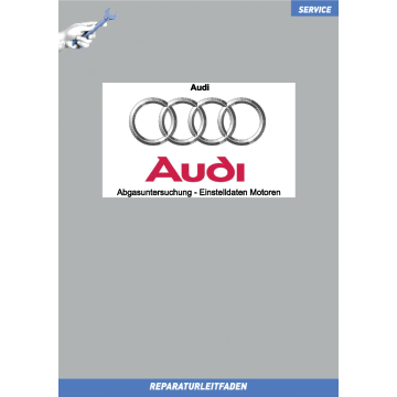 Audi - Abgasuntersuchung Einstelldaten Motoren