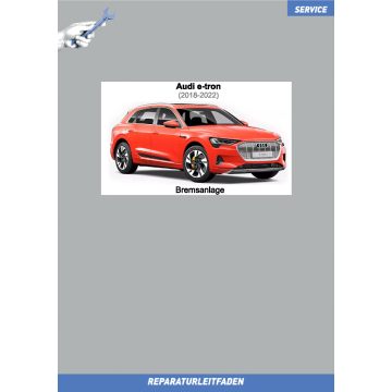 Audi e-tron (2018-2022) Reparaturleitfaden Bremsen, Bremsanlage
