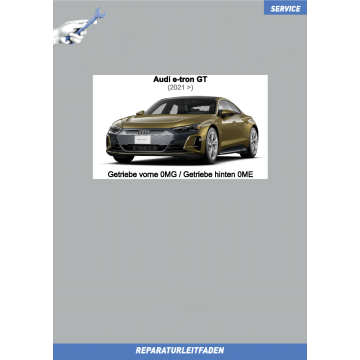Audi e-tron GT (2021>) Reparaturleitfaden Getriebe 0MG vorne / 0ME hinten