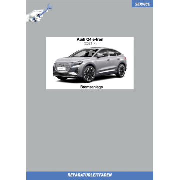 Audi Q4 e-tron (2021>) Reparaturleitfaden Bremsen, Bremsanlage