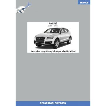 Audi Q5 (2008-2016) Instandsetung 6 Gang Schaltgetriebe 0B2 Allrad