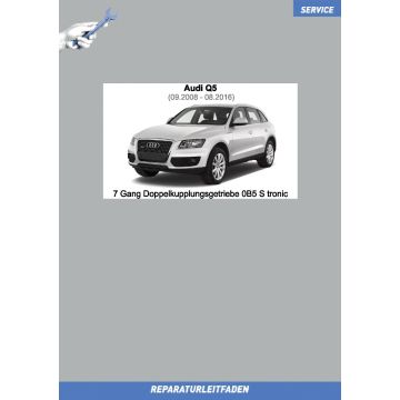Audi Q5 (2008-2016) Reparaturleitfaden 7 Gang Doppelkupplungsgetriebe 0B5 S tronic