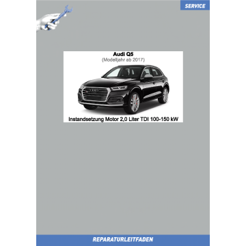 Audi Q5 (ab 2017) Instandsetzung Motor 2,0 Liter TDI 100-150 kW