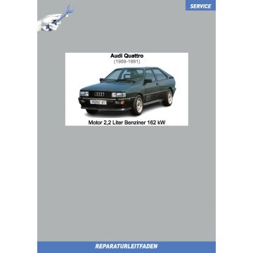 Audi Quattro (1989-1991) Reparaturleitfaden Motor 2,2 Liter Benziner 162 kW