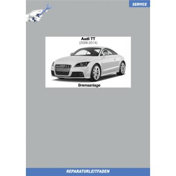 Audi TT (2006-2014) Reparaturleitfaden Bremsen / Bremsanlage 