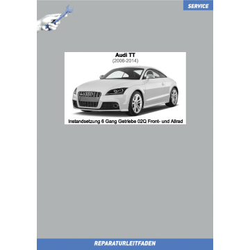 Audi TT (2006-2014) Instandsetzung 6 Gang Schaltgetriebe 02Q Front- und Allrad