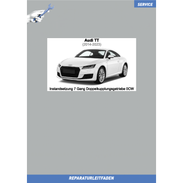 Audi TT (2014-2023) Instandsetzung 7 Gang Doppelkupplungsgetriebe 0CW